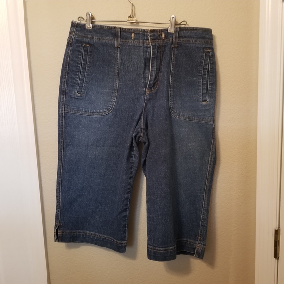Gloria Vanderbilt Pants - Denim Bermuda Shorts